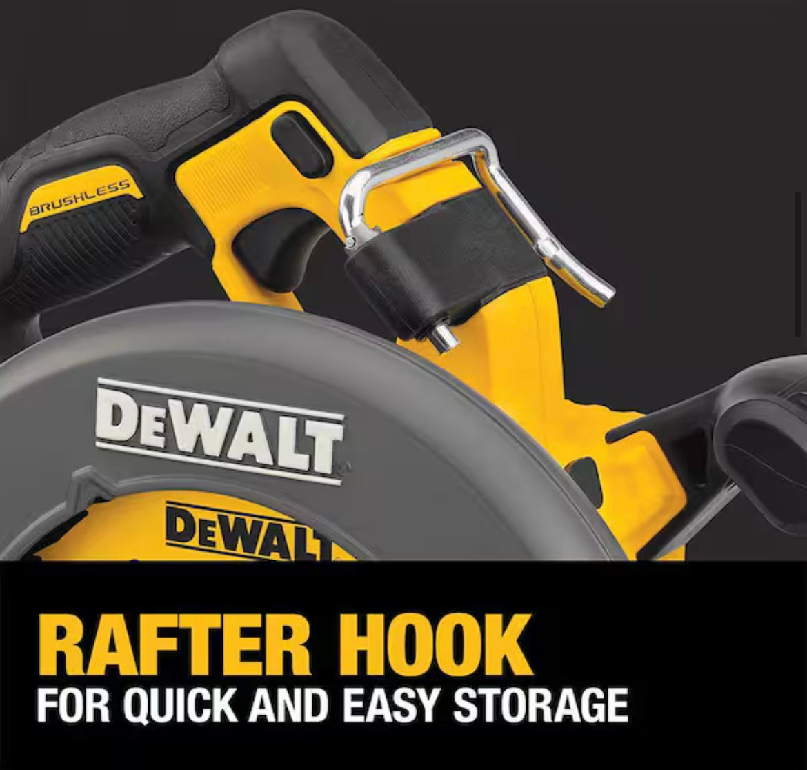 DEWALT
FLEXVOLT 60V MAX Cordless Brushless 7-1/4 in. Circular Saw with Brake (Tool Only)