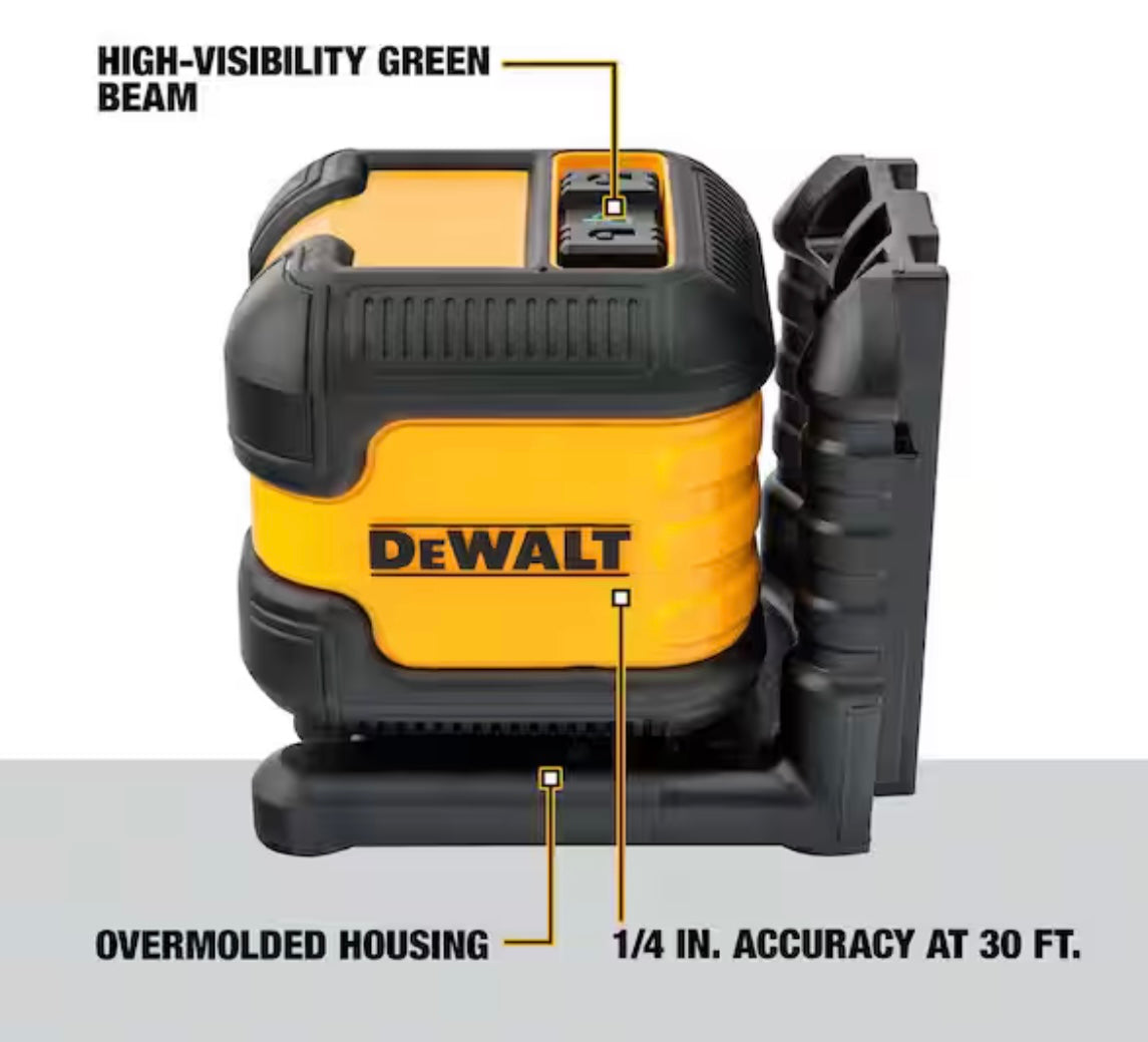 DEWALT
55 ft. Red Self-Leveling Cross Line Laser Level with (2) AA Batteries & Case