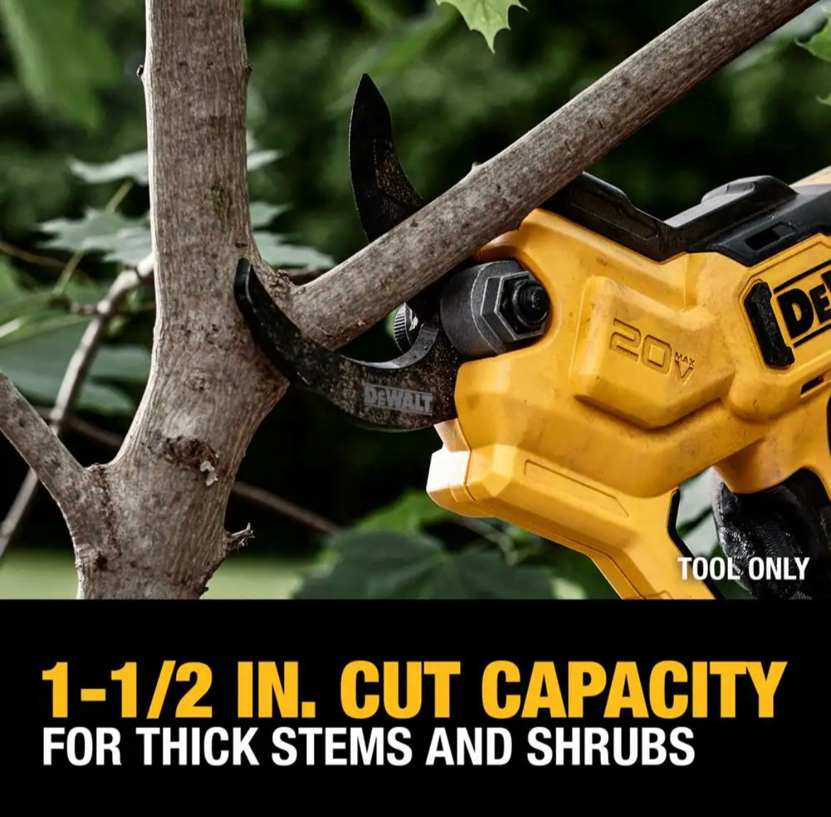 DEWALT
20V MAX Cordless Battery Powered Pruner (Tool Only)