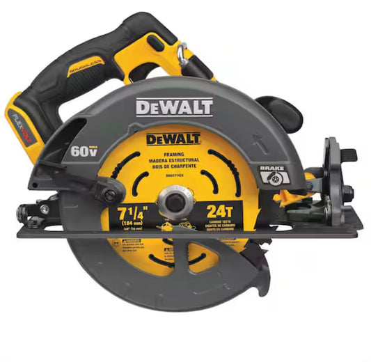 DEWALT
FLEXVOLT 60V MAX Cordless Brushless 7-1/4 in. Circular Saw with Brake (Tool Only)