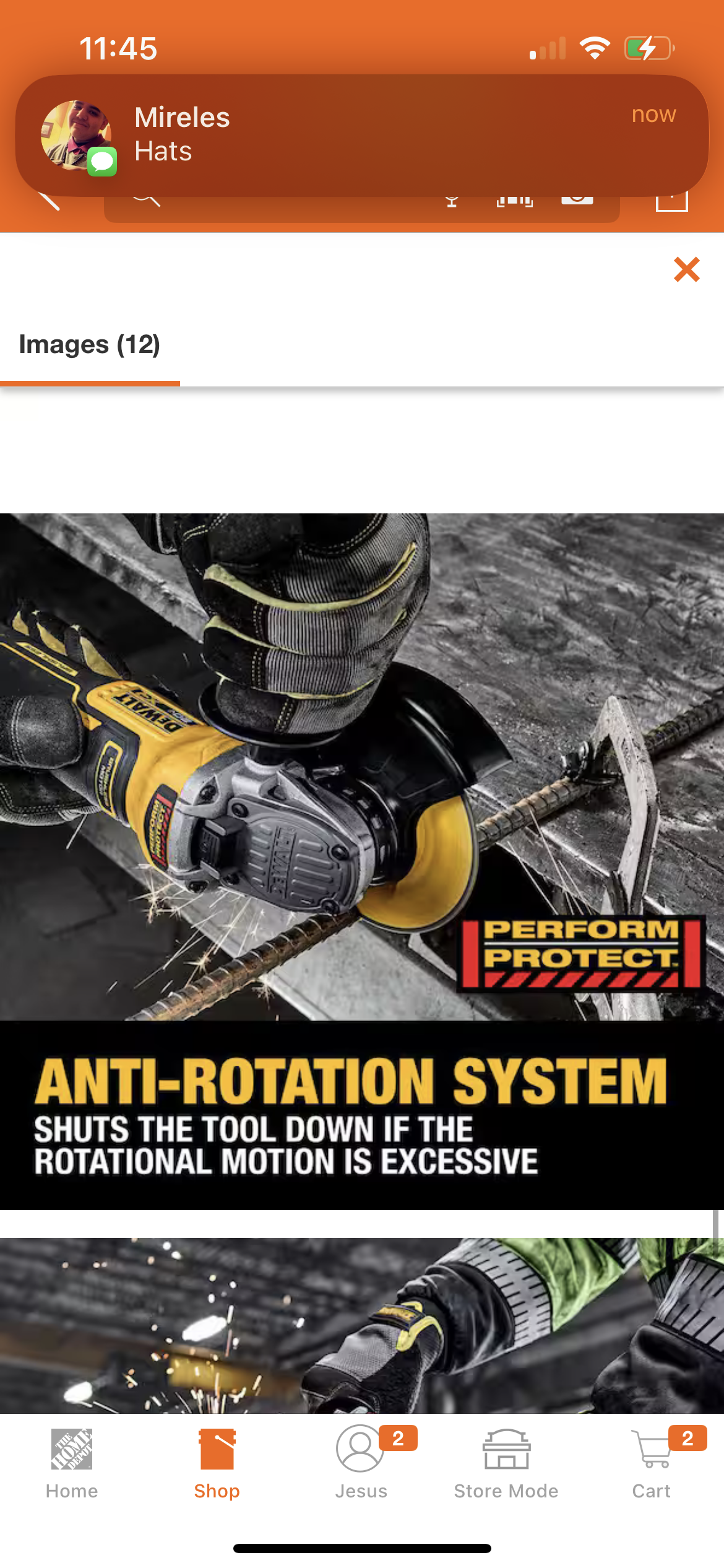 DEWALT
20V XR Cordless 4-1/2. in. to 5 in. Variable Speed Angle Grinder (Tool Only)