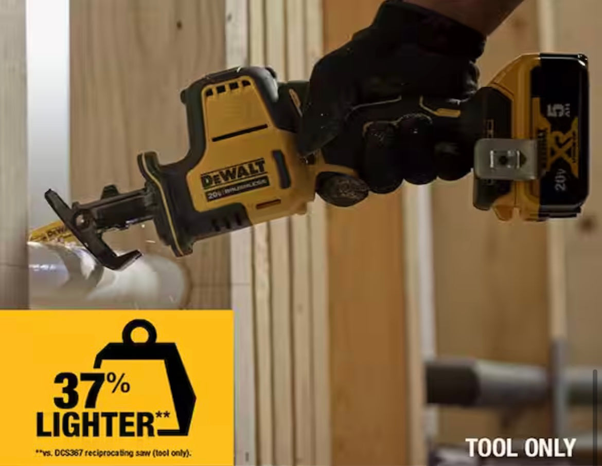 DEWALT
ATOMIC 20V MAX Cordless Brushless Compact Reciprocating Saw (Tool Only)