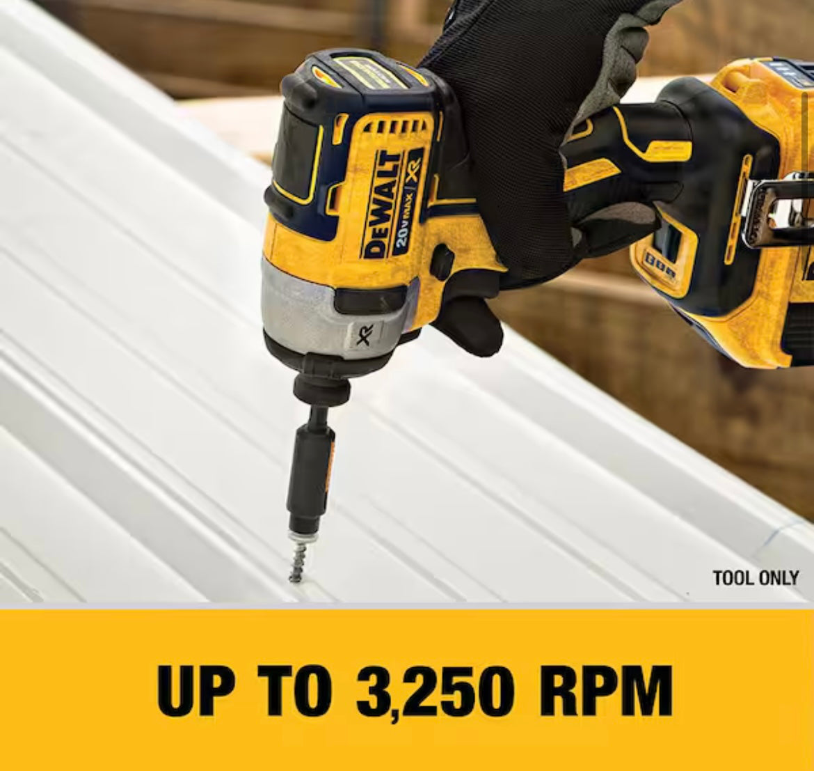 DEWALT
20V MAX XR Cordless Brushless 3-Speed 1/4 in. Impact Driver (Tool Only)