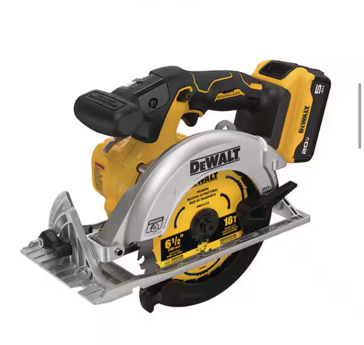 DEWALT
20V MAX Lithium-Ion Cordless 6-1/2 in. Circular Saw (Tool Only)