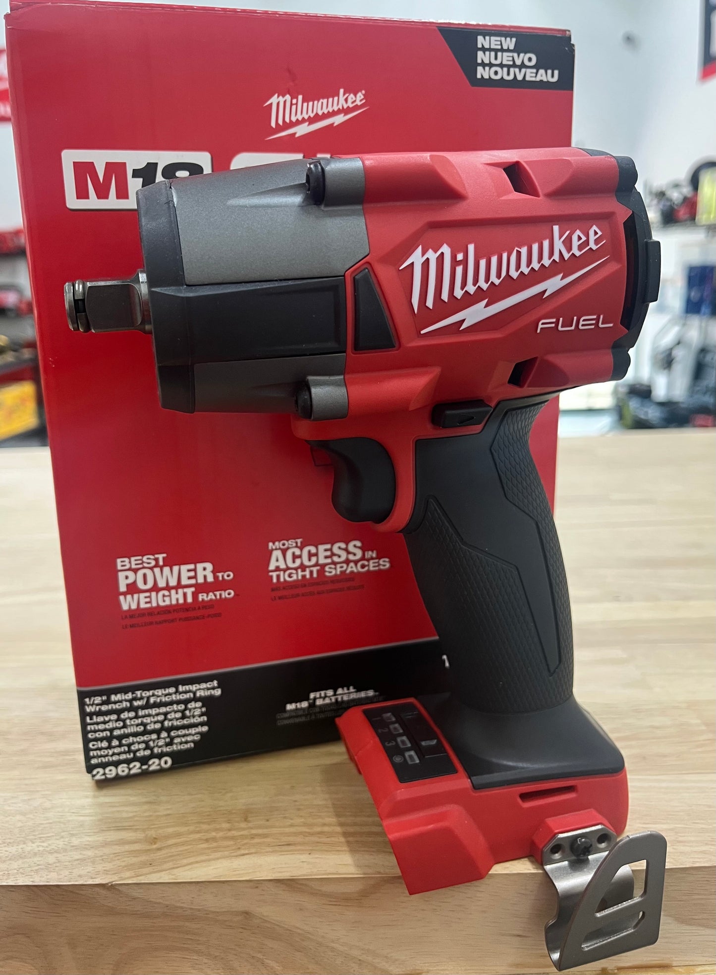 M18 Fuel Gen-2 18V Lithium-Ion Brushless Cordless Mid Torque 1/2in. Impact Wrench w/ Friction Ring (Tool Only)