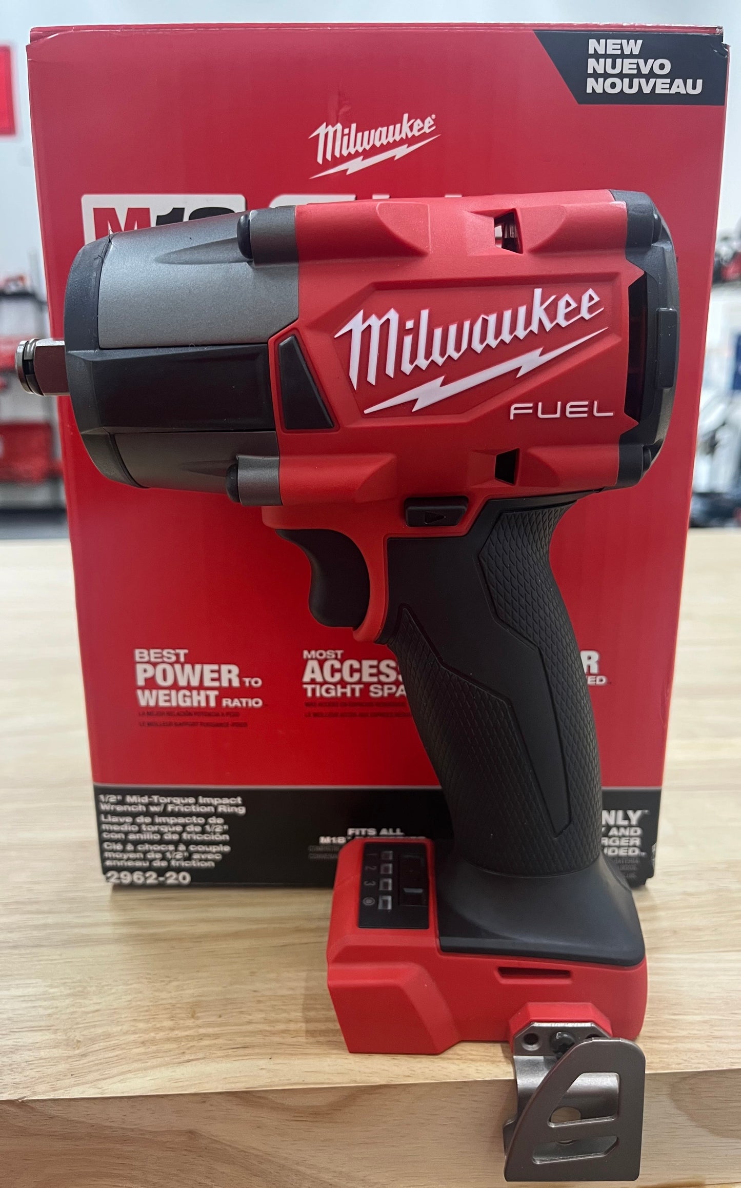 M18 Fuel Gen-2 18V Lithium-Ion Brushless Cordless Mid Torque 1/2in. Impact Wrench w/ Friction Ring (Tool Only)